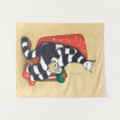 Leeskastalafdruk Wandkleed (Voorkant (horizontaal))