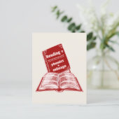 Leeskilometerstand Phonics Briefkaart (Staand voorkant)