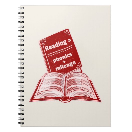 Leeskilometerstand Phonics Notitieboek (Voorkant)