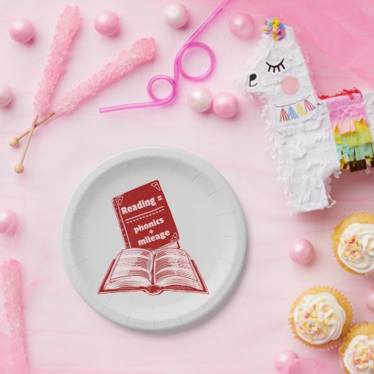 Leeskilometerstand Phonics Papieren Bordje (Feest)