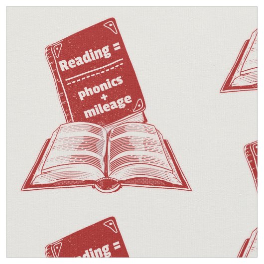 Leeskilometerstand Phonics Stof (Close Up)