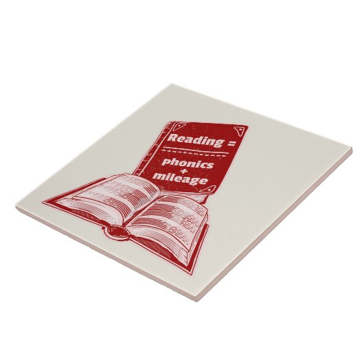 Leeskilometerstand Phonics Tegeltje (Zijkant)