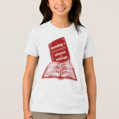 Leeskilometerstand Phonics Tri-Blend Shirt (Voorkant)