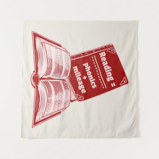 Leeskilometerstand Phonics Wandkleed (Voorkant (horizontaal))