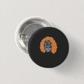 Leeskop - Ik heb rood haar Ronde Button 3,2 Cm (Voorkant /achterkant)