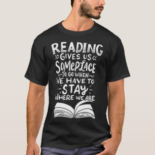 Leeslader Book Lover Literature Library lezen T-shirt