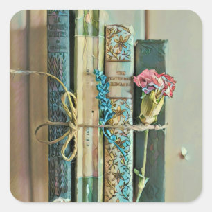 Leeslappen Cadeau Vierkante Sticker
