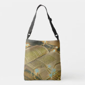 Leeslappen geven librariaanse ladder crossbody tas (Achterkant)