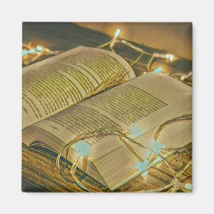 Leeslappen geven librariaanse ladder magneet