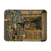 Leeslappen geven librariaanse ladder magneet (Horizontaal)