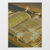 Leeslappen geven librariaanse ladder raamsticker (Vel)