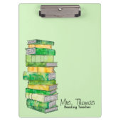 Leesleraar klembord (groen) (Voorkant)