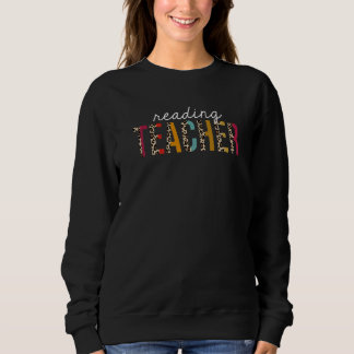 Leesleraar Lopard Print Teaching Appreciati Trui