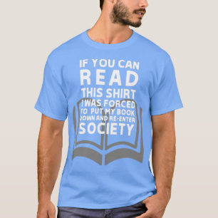 Leeslezer leest cadeau voor lezen t-shirt