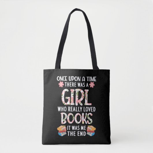 Leeslezer van Librarian Woman Tote Bag (Voorkant)