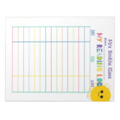 Leeslogboek voor kinderen Sunshine lees tracker Notitieblok (Voorkant)