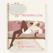 Leeslognotities voor Tieners, meisjes, vrouwen Notitieboek (Voorkant)