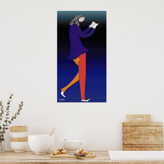 Leesloopwalker Poster (Keuken)