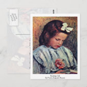 Leesmeisje van Pierre-Auguste Renoir Briefkaart (Voorkant / Achterkant)