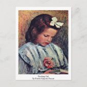 Leesmeisje van Pierre-Auguste Renoir Briefkaart (Voorkant)