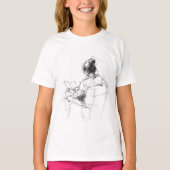 Leesmoment voor boekenliefhebber – Cosy Reader T-shirt (Voorkant)