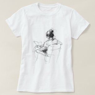 Leesmoment voor boekenliefhebber – Cosy Reader T-shirt