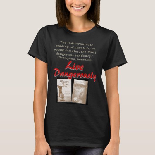 Leesmouw vrouwen T-shirt (Voorkant)