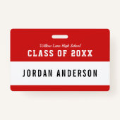 Leesnaam bewerkbare kleurenvariëteit badge