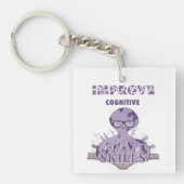 Leesoctopus Sleutelhanger (Voorkant)