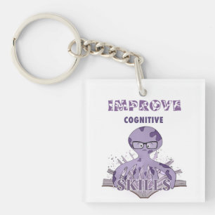 Leesoctopus Sleutelhanger