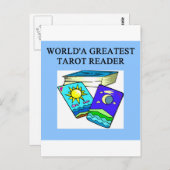 leesontwerp tarotkaartlezer briefkaart (Voorkant / Achterkant)