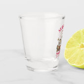 Leespret van het seizoen shot glas (Links)