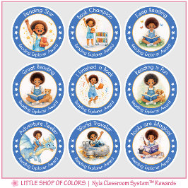 Leesprijs voor Kinderen Leerkracht Klasbeloning Sticker