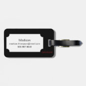 Leesruimte voor wisselaars bagagelabel (Achterkant horizontaal)