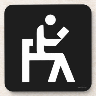 Leesruimte voor wisselaars bier onderzetter