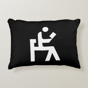 Leesruimte voor wisselaars decoratief kussen