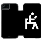 Leesruimte voor wisselaars incipio iPhone portemonnee hoesje (Agenda Open)