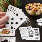 Leesschool voor kaartdecoderen afspelen pokerkaarten (Insitu)