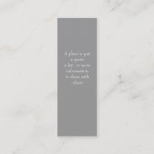 Leesstructuur Regelmatig Visitekaartje (Achterkant)