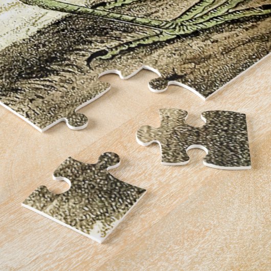 Leest Bittern Heron Birds Wildlife Animals Puzzle Legpuzzel (Zijkant)