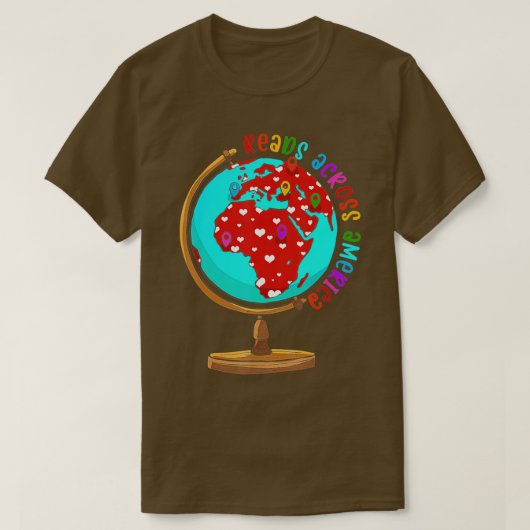 Leest u over het algemeen dat Amerika Lover Lacher T-shirt (Design voorkant)