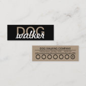 leestekaart voor honden klantenkaartje (Voorkant / Achterkant)