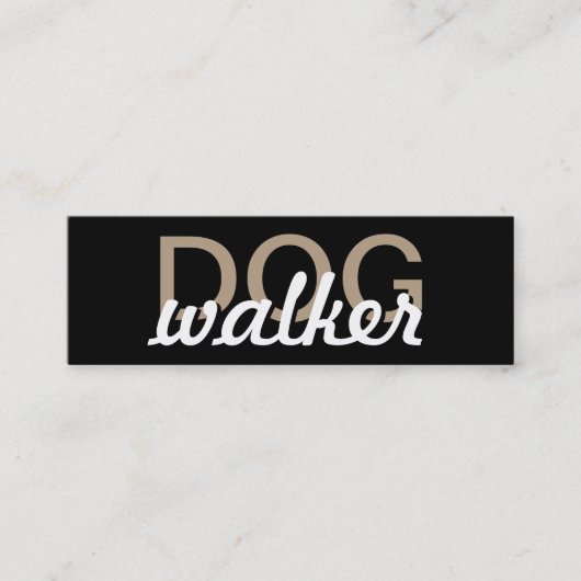 leestekaart voor honden klantenkaartje (Voorkant)