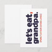 Leestekens redden levens kaart (Voorkant / Achterkant)