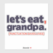 Leestekens redden levens sticker (Vel)