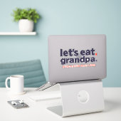 Leestekens redden levens sticker (Laptop op bureau)