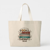 leestherapiezak grote tote bag (Achterkant)