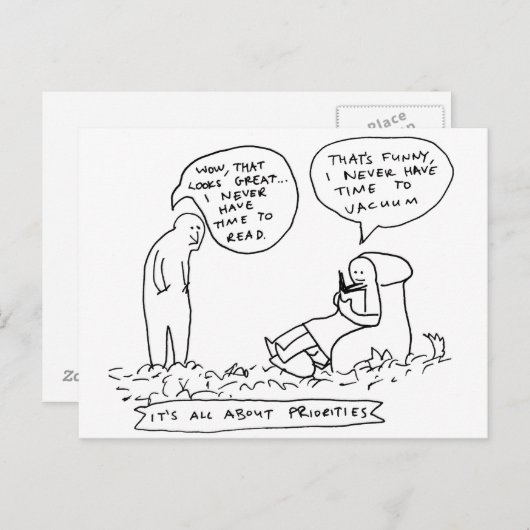 Leestijd Briefkaart (Voorkant / Achterkant)