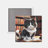 Leestijd Cat Magnet (Voorkant / Achterkant)