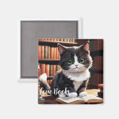 LeesTijd Kat Magneet (Voorkant / Achterkant)